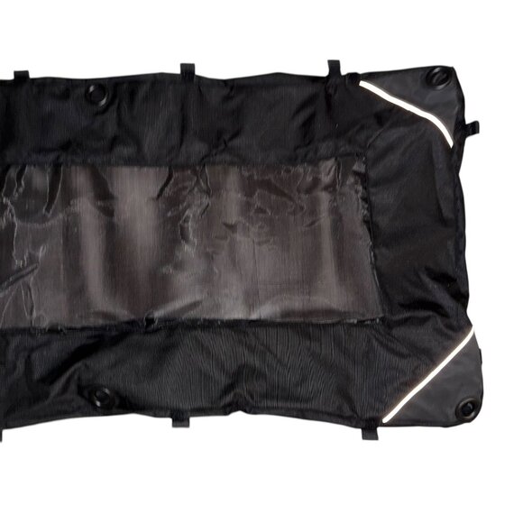 New Open FXW Dog Playpen Mesh Cover Top Black Fits 6 Panel 24" Height Visibility - Picture 3 of 8